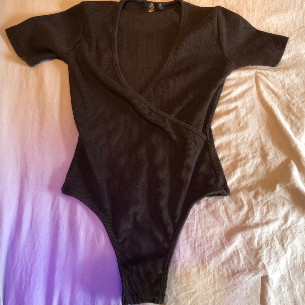 Black misguided body suit